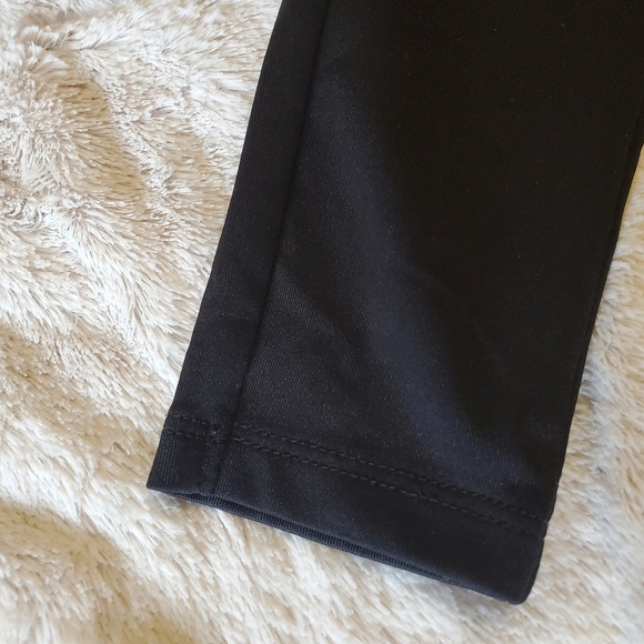 Puma 2 peice outfit toddler size t4 black pink white stretchy pants - Picture 3 of 8